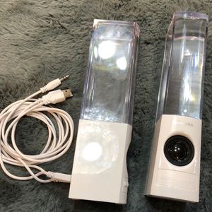 Dancing water speakers for your computer